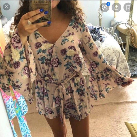 Flower romper brand new with tags - Picture 2 of 8